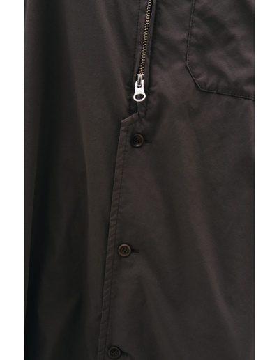 Shop Y's U-stand Collar Coat In Khaki