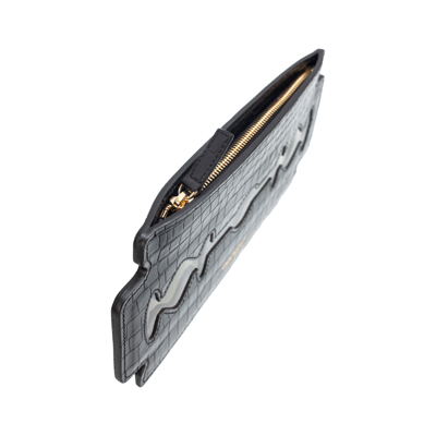 Undercover Blade crocodile-effect Clutch Bag - Farfetch