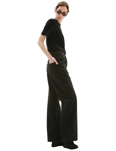 Ann Demeulemeester Black Polly 5 Pocket High-comfort Jeans In Grey