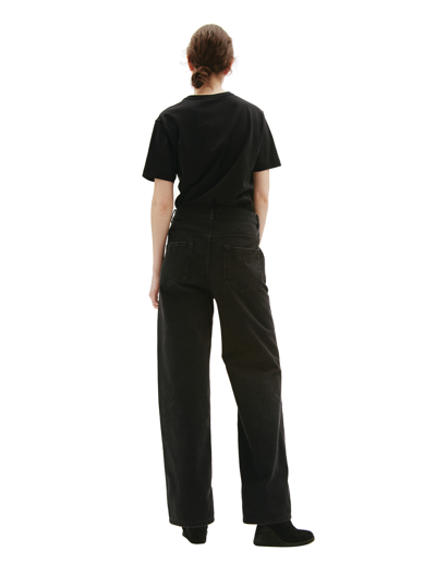 Ann Demeulemeester Black Polly 5 Pocket High-comfort Jeans In Grey
