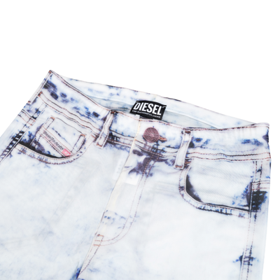 Diesel Graphic Printed P-koll-d1 Tights In Blue