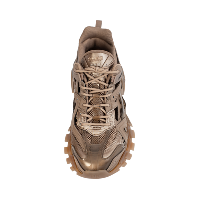 Balenciaga Track.2 Open Sneakers In Brown | ModeSens