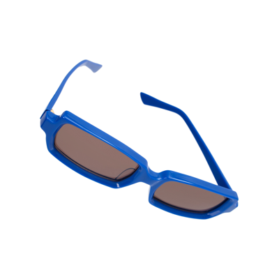 Undercover Sunglasses With Rectangular Frames In Blue