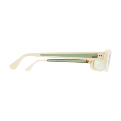 Undercover Sunglasses With Rectangular Frames In Beige