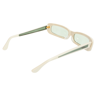 Shop Undercover Sunglasses With Rectangular Frames In Beige
