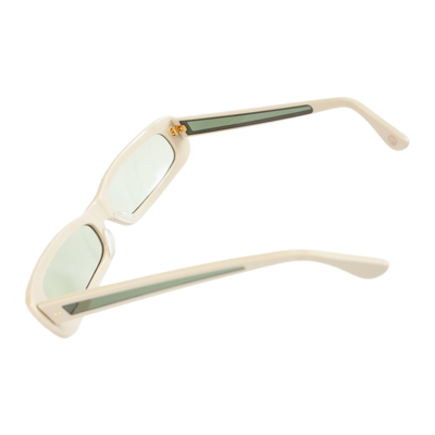 Shop Undercover Sunglasses With Rectangular Frames In Beige
