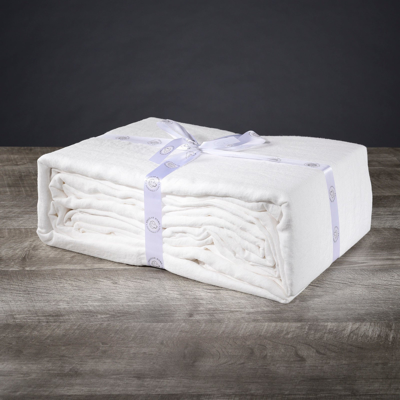 Shop Delilah Home 100% Organic Cotton Bed Sheet Collection In White