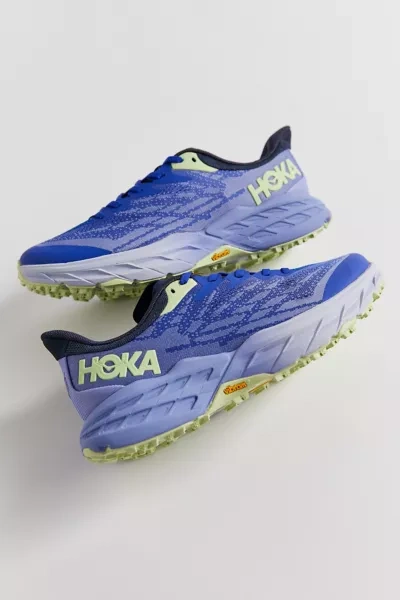 Shop Hoka One One Speedgoat 5 Sneaker In Blue Multi