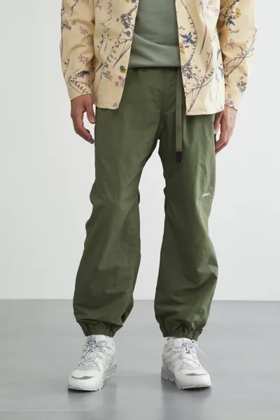 Shop Gramicci Nylon Packable Pant In Olive