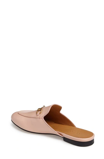 Gucci 10mm Princetown Leather Mules In Light Pink