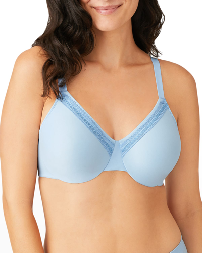 Shop Wacoal Perfect Primer Full-coverage Underwire Bra In Chambray Blue