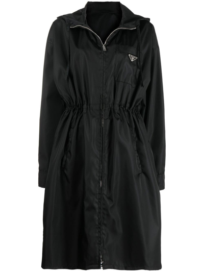 Prada top raincoat womens