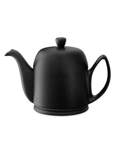 Shop Degrenne Paris Salam Porcelain & Stainless Steel Teapot In Black