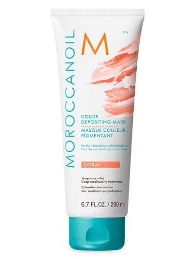 Shop Moroccanoil Women's Color Depositing Mask In Coral
