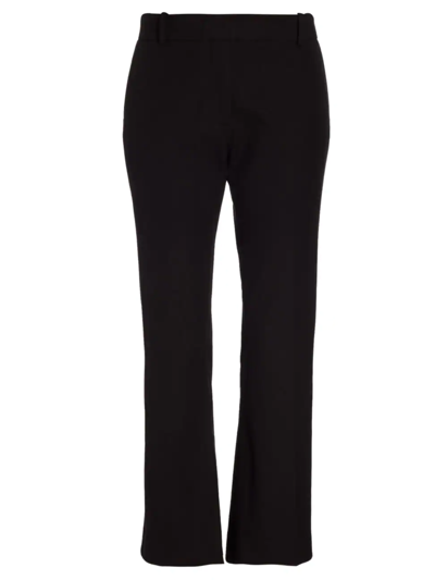 Shop Frame Women's Le Crop Mini Boot Trousers In Noir