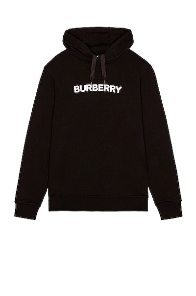Shop Burberry Ansdell Hoodie In Black