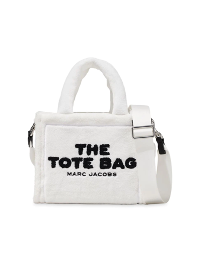 Shop Marc Jacobs Women's The Terry Mini Tote Bag In White