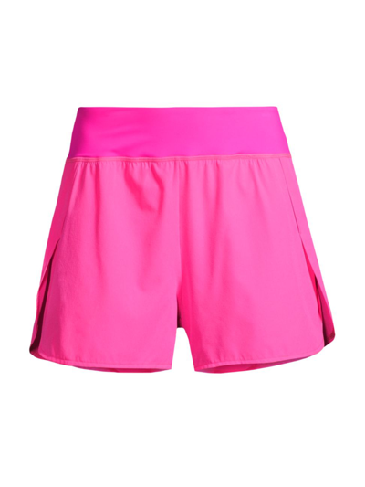 Shop Addison Bay Women's Everyday Pull-on Shorts In Neon Pink