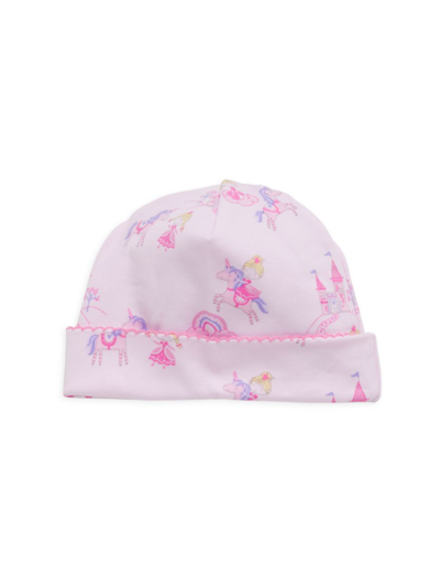 Shop Kissy Kissy Baby's Princess Print Hat In Neutral