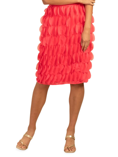 Shop Trina Turk Women's Tabi Pencil Skirt In Watermelon