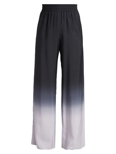 Shop The Row Women's Avante Wide-leg Ombré Pants In Black Lilac