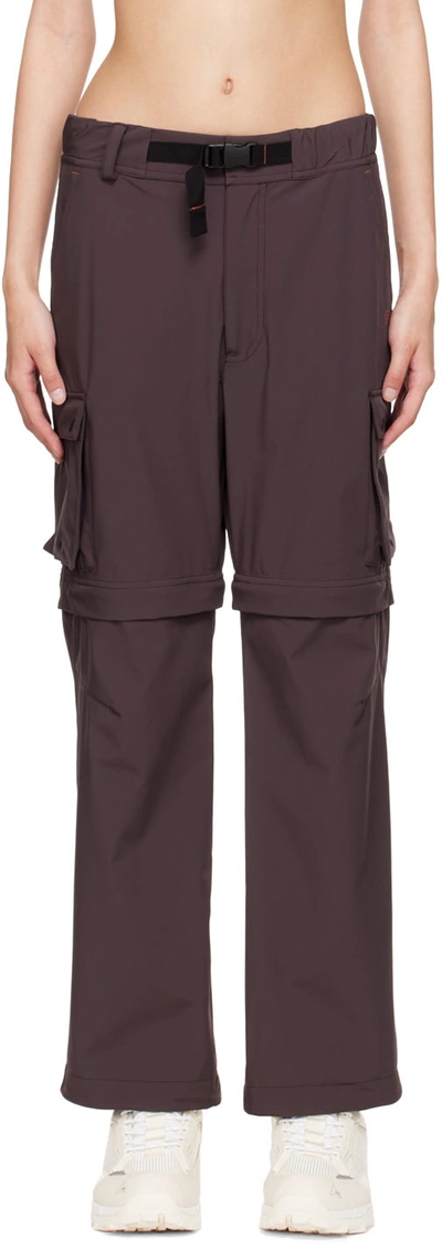 Shop Otti Brown Convertible 3l Track Pants In R200 Fudge