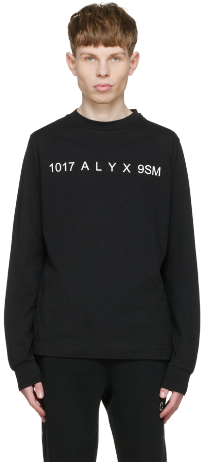 Shop Alyx Black Cotton T-shirt