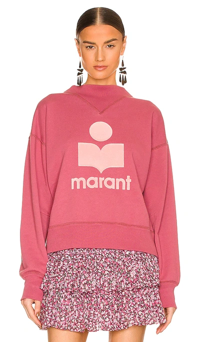 Shop Isabel Marant Étoile Moby Sweatshirt In Rose