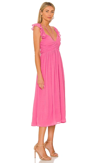 Shop Tularosa Katrina Midi Dress In Pink