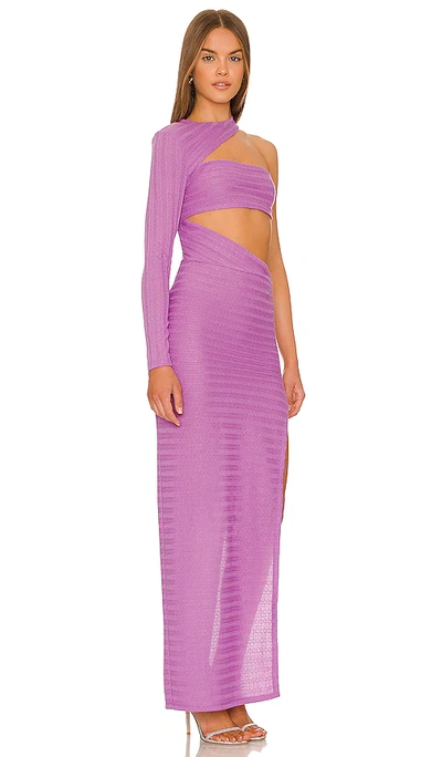 Shop Bronx And Banco Amara Midi Dress In Purple