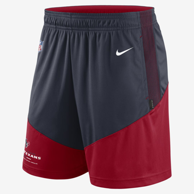 Shop Nike Men's Dri-fit Primary Lockup (nfl Houston Texans) Shorts In Blue