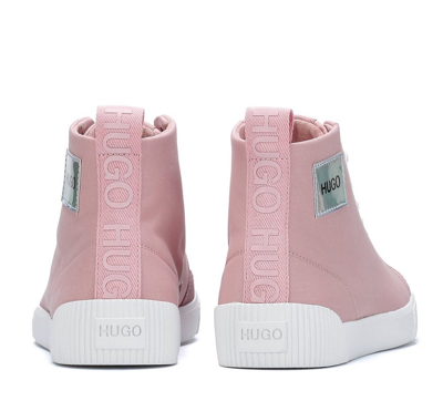 Hugo Boss Zero Hito Logo Hi-top Sneakers Sneakers Woman In Neutral |  ModeSens