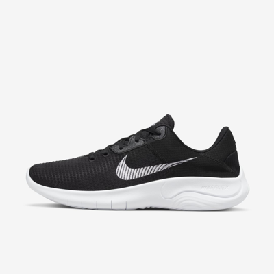Shop Nike Men's Flex Experience Run 11 Road Running Shoes In Black