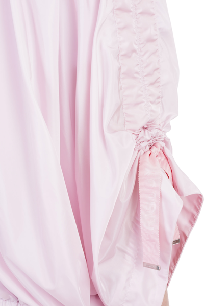 Shop Khrisjoy Bomber In Rose-pink Polyamide