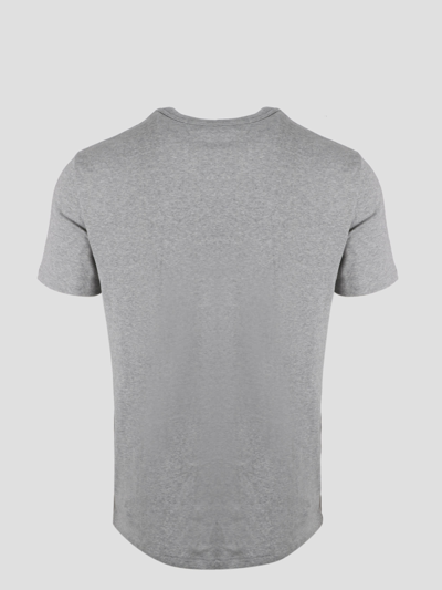 Shop Tom Ford Cotton Crewneck T-shirt In Grey