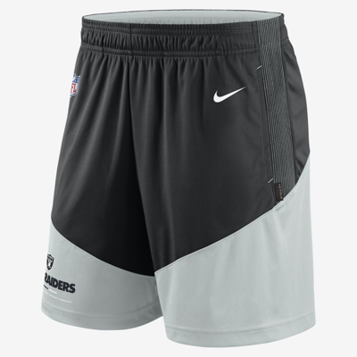 Shop Nike Men's Dri-fit Primary Lockup (nfl Las Vegas Raiders) Shorts In Black