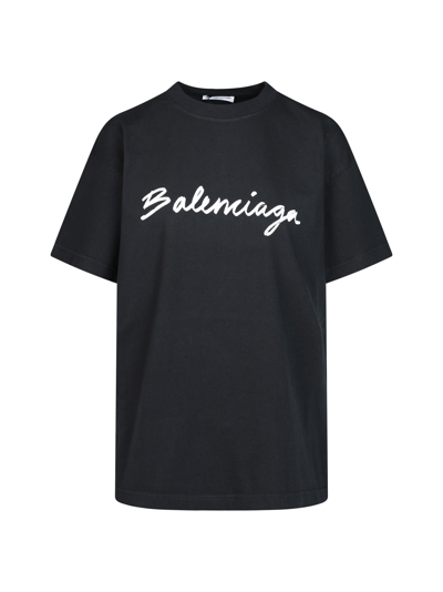 Shop Balenciaga Medium Fit In Black White