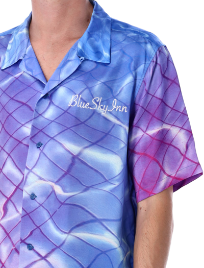 Shop Blue Sky Inn Pool Print Short-sleeves Shirt In Print Poo