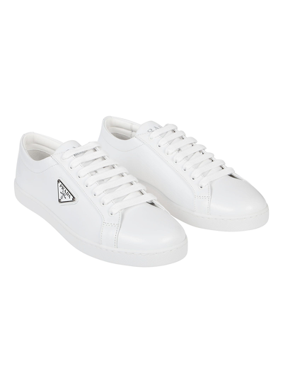 Shop Prada Sneakers Iane In Bianco