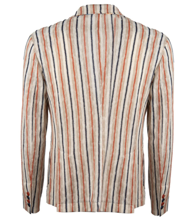 Shop Bob Light Multicolor Striped Single-breasted Jacket
