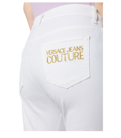 Shop Versace Jeans Couture Melissa White Jeans In Bianco