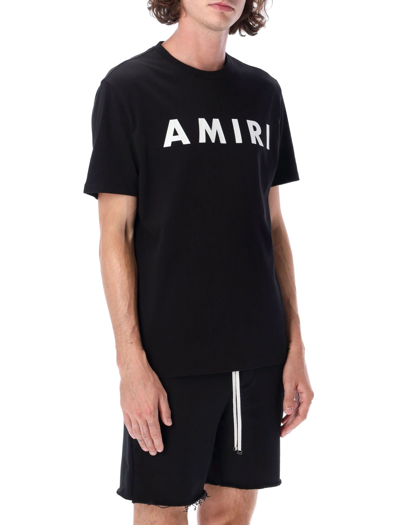 Shop Amiri Army Logo Tee In Black