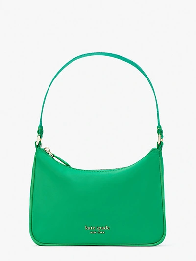 Shop Kate Spade The Little Better Sam Nylon Small Shoulder Bag In Fresh Greens