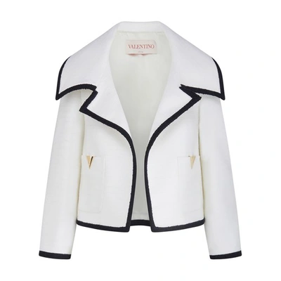 Shop Valentino Jacket In 6a1