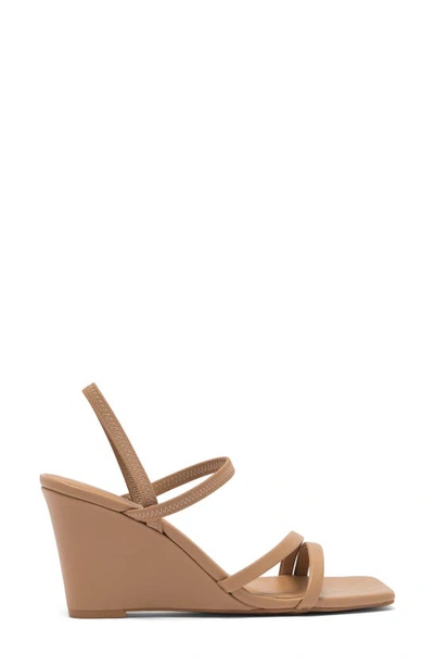 Shop Nordstrom Rack Reena Wedge Sandal In Tan