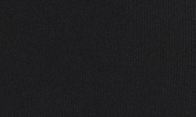 Nina Leonard Turtleneck Ribbed Midi Sweater Dress In Black