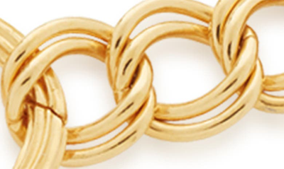 Monica Vinader Groove Curb Recycled 18kt Yellow-gold Vermeil Chain Bracelet In 18ct Gold Vermeil