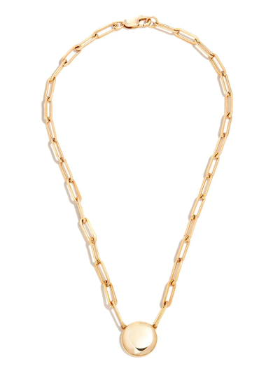 Shop Loren Stewart Puffy Pendant Necklace In Gold