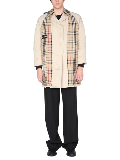 Shop 1/off Trench Remade Burberry In Beige