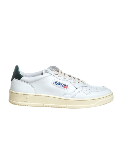 Shop Autry 01 Low Man Leat Leat In White Mount
